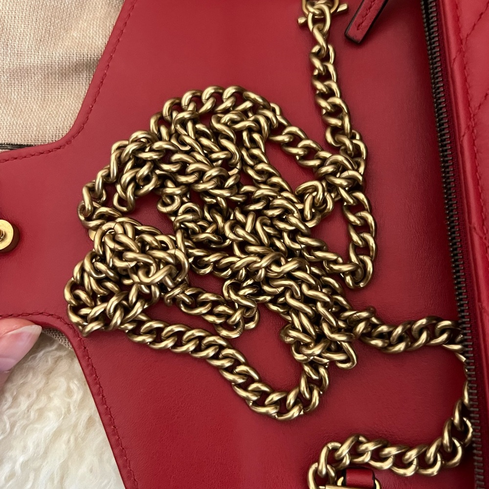 Gucci GG Marmont Matelassé wallet on chain - Picture 11 of 14